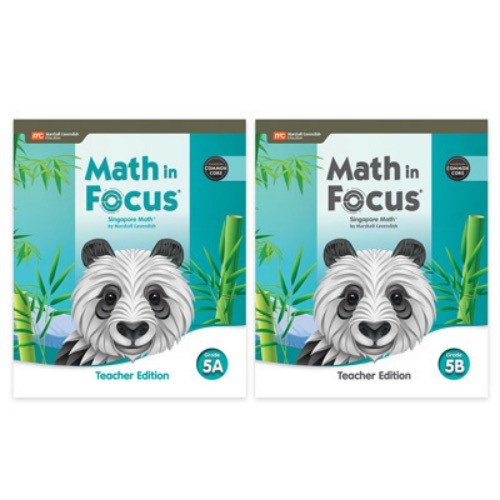 Math in Focus CCSS Teacher Edition Set Grade 5