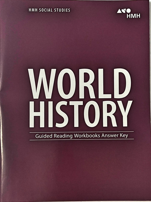 HMH Social Studies World History Guided Reading Workbook Answer Key