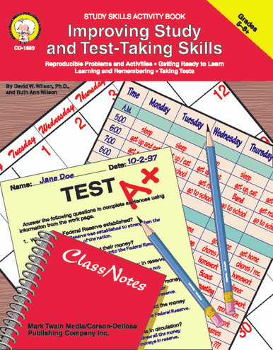 Study Books Test Improving Study and Test-Taking Skills Resource Book Grade 5-8 eBook