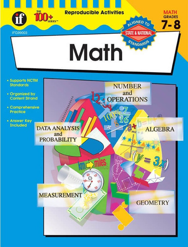 The 100+ Series Math Workbook Grade 7-8 eBook
