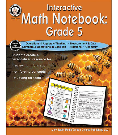 Interactive Math Notebook Resource Book Grade 5