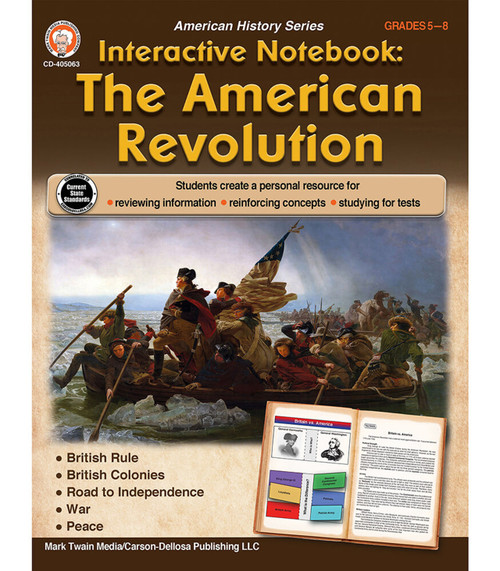 Interactive Notebook: The American Revolution Resource Book Grade 5-8