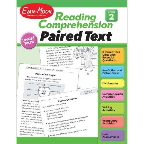 Evan Moor Reading Comprehension Paired Text Grade 2