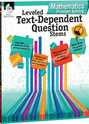 Leveled Text Dependent Question Stems Mathematics Problem Solving ebook