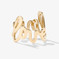 ALL GOLD CURSIVE LOVE RING