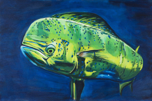 Mahi-Mahi  -  Original Acrylic Painting 