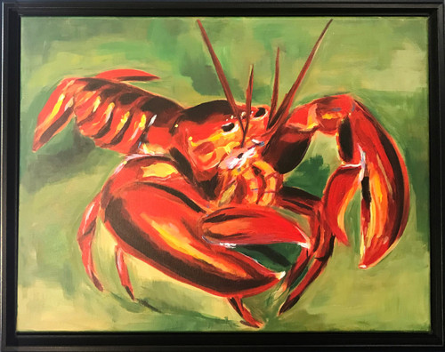 Lobster  -  Original Acrylic Painting 