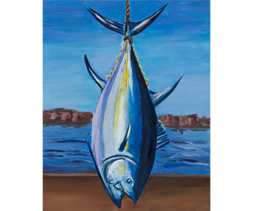 Hanging Tuna  -  Art Print Hanging Tuna  -  Art Print