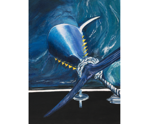 Tail Roped  -  Art Print Tail Roped  -  Art Print