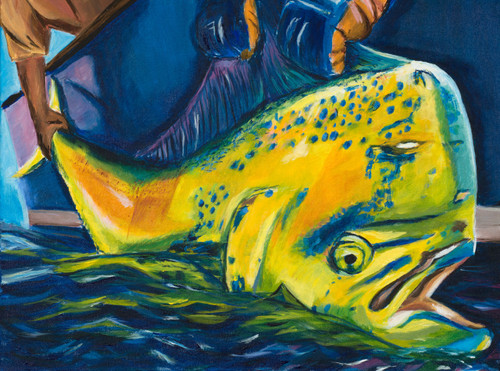 Pulling Mahi - Art Print Pulling Mahi - Art Print