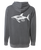 Horizon Fish Pigment Hooded Sweatshirt - Shark