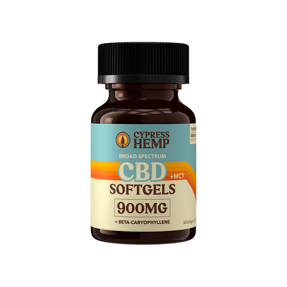 CBD Soft Gels with BCP 900mg CBD Soft Gels with BCP 900mg