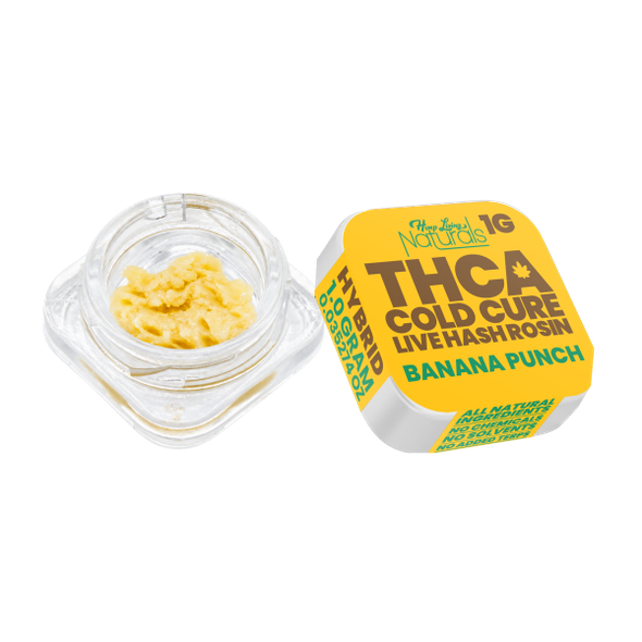 Banana Punch Cold Cure Live Hash Rosin