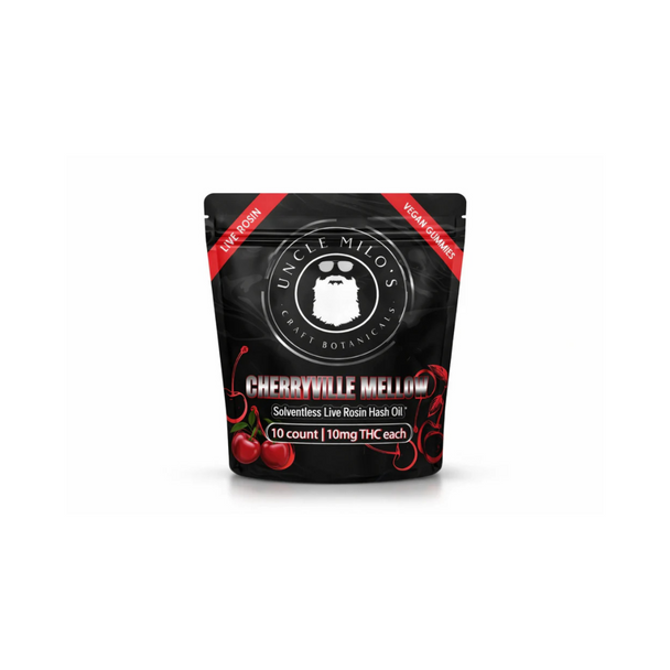 Cherryville Mellow - Live Rosin Hash Oil Gummies
