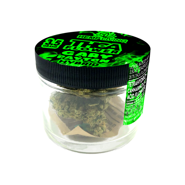 Hemp Living - THCA Flower 3.5g Jar - Gary Payton