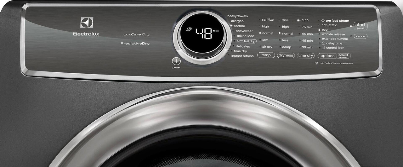 Electrolux Laundry 8.0 Cu. Ft. Titanium Front Load Gas Dryer 