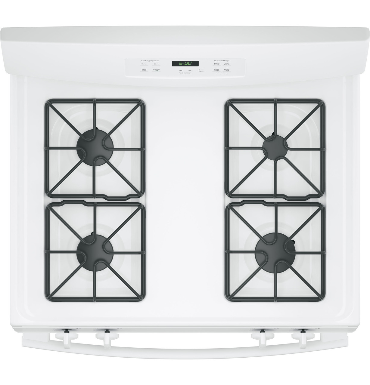 GE® 4.8 Cu. Ft. Freestanding 4 Sealed Burner White Gas Range JGBS60DEKWW