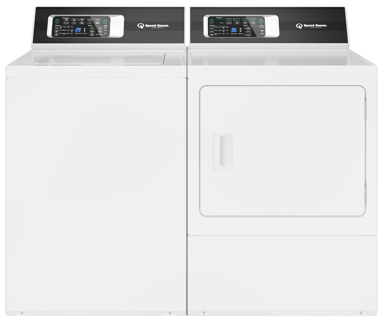 Speed Queen® DR5 7.0 Cu. Ft. White Front Load Electric Dryer DR5004WE