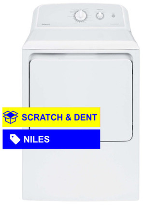 Hotpoint® Scratch & Dent 6.2 Cu. Ft. White Front Load Electric Dryer HTX24EASKWS