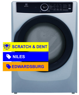 Electrolux Scratch & Dent 8.0 Cu. Ft. Electric Dryer in Glacier Blue ELFE7437AG-SD
