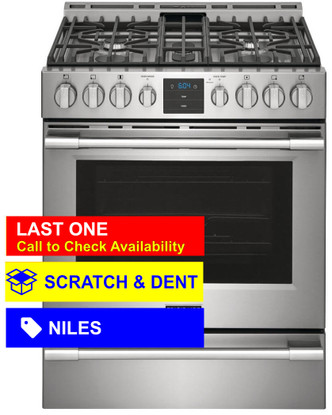 Frigidaire Professional® Scratch & Dent 5.6 Cu. Ft. Stainless Steel Pro Style Gas Range with Quick Preheat PCFG3078AF