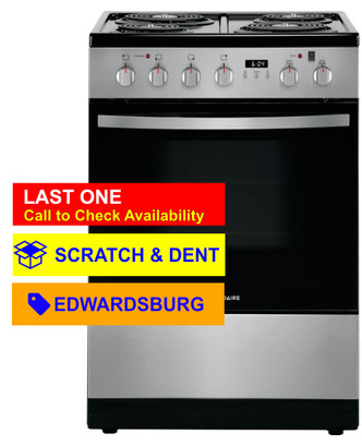 Frigidaire® Scratch & Dent 24" Coil top Stainless Steel Electric Range FFEH2422Us