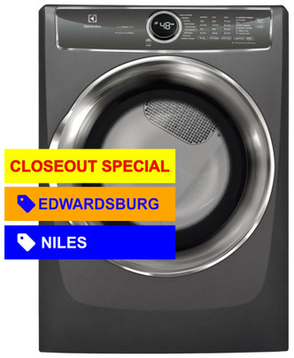 Electrolux Laundry 8.0 Cu. Ft. Titanium Front Load Gas Dryer EFMG627UTT