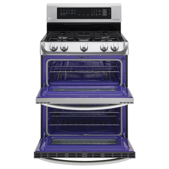 LG 6.9 Cu. Ft. Gas Double Oven Range with ProBake Convection® and EasyClean® LDG4313ST