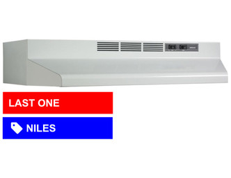 Broan® 36" Convertible Under The Cabinet Hood-White F403601W