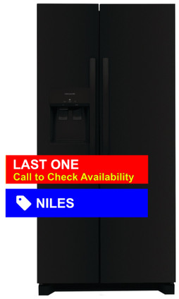 Frigidaire® 33" Wide 22.2 Cu. Ft. Side-by-Side Black Refrigerator FRSS2323AB