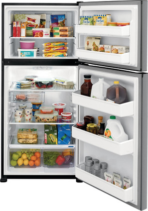Frigidaire® Scratch & Dent 18.3 Cu. Ft. Stainless Steel Top Freezer Refrigerator FFTR1835VS