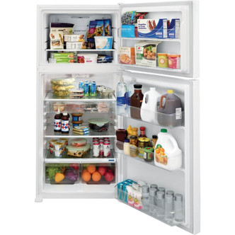 Frigidaire® Scratch & Dent 20.0 Cu. Ft. White Top Freezer Refrigerator FFTR2045VW