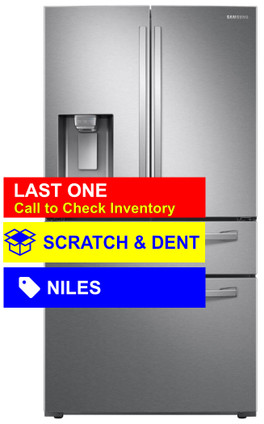 Samsung Scratch & Dent 22.6 Cu. Ft. Stainless Steel Counter Depth French Door Smart Refrigerator RF24R7201SR