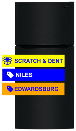 Frigidaire® Scratch & Dent 18.3 Cu. Ft. Black Top Freezer Refrigerator FFTR1814WB