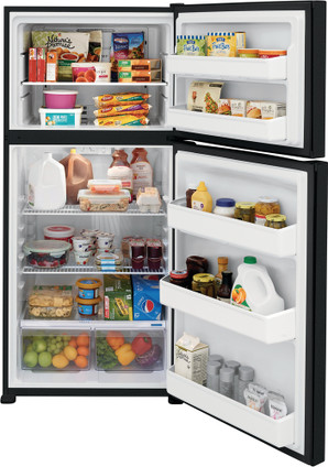 Frigidaire® Scratch & Dent 18.3 Cu. Ft. Black Top Freezer Refrigerator FFTR1814WB