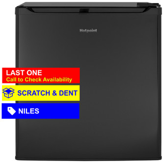 Hotpoint® 1.7 Cu. Ft. Black Compact Refrigerator HME02GGMBB