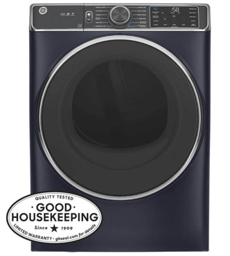 GE® 5.0 Cu. Ft. Sapphire Blue Front Load Washer & 7.8 Cu. Ft. Gas Dryer Laundry Pair GFW850SPNRS / GFD85GSPNRS