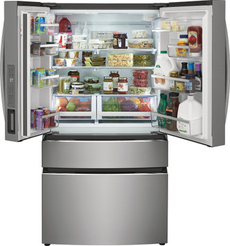 Frigidaire Gallery® Scratch & Dent 22.1 Cu. Ft. Stainless Steel Counter Depth French Door Refrigerator GRMG2272CF