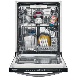 Frigidaire Gallery® 24" Built-In Top Control Black Stainless Steel Dishwasher FGID2479SD