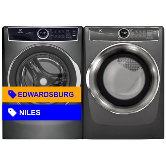 Electrolux 4.5 Cu. Ft. Front Load Washer & 8.0 Cu. Ft. Electric Dryer Laundry Pair in Titanium ELFW7637BT / EFME627UTT