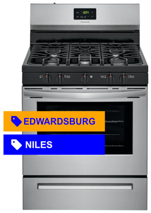 Frigidaire® 5.0 Cu. Ft. Stainless Steel Gas Range with Quick Boil FCRG305LAF