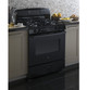 GE® Scratch & Dent 4.8 Cu. Ft. 4 Sealed Burner Black Gas Range JGBS60DEKBB