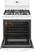 Frigidaire® 5.0 Cu. Ft. Self Cleaning White Gas Range with Quick Boil FFGF3054TW