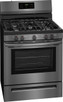 Frigidaire® 5.0 Cu. Ft. Black Stainless Steel Freestanding Gas Range FFGF3054TD