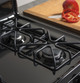 GE® 4.8 Cu. Ft. 4 Sealed Burner Black Gas Range JGBS60DEKBB