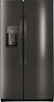 GE Profile™ 25.3 Cu. Ft. Black Stainless Steel Side-by-Side Refrigerator PSE25KBLTS