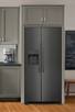 Frigidaire® Scratch & Dent 22.2 Cu. Ft. Black Stainless Steel Side-by-Side Refrigerator FRSS2323AD