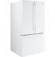 GE® 27.0 Cu. Ft. White French Door Refrigerator with Internal Water Dispenser GNE27JGMWW