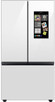 Samsung Bespoke 30 Cu. Ft. Panel Ready/Panel Ready/White Glass French Door Refrigerator RF30BB6900AW