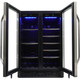 Silhouette® Professional™ Emmental 24" Single Zone Stainless Steel Beverage / Wine Cooler SBC051D1BSS